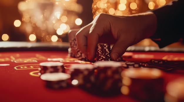 hp77 mobile app displaying live casino tables and game menu on smartphone screen